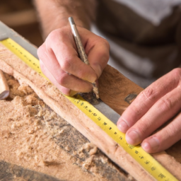 Pose de planchers en bois pour terrasses Maing