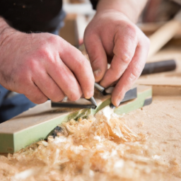Installation de portes en bois pour espaces de travail Rosporden